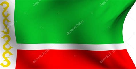 Flag of Chechnya — Stock Photo © yuiyui #4285718