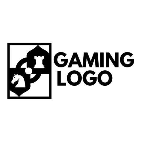 black and white gaming logo Template | PosterMyWall