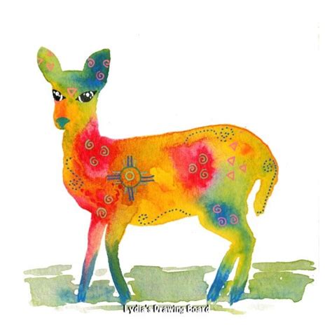 Spirit Animal, Deer, Woodland Animals, Woodland Creatures, Doe, Deer Art Print, Deer Art, Deer ...