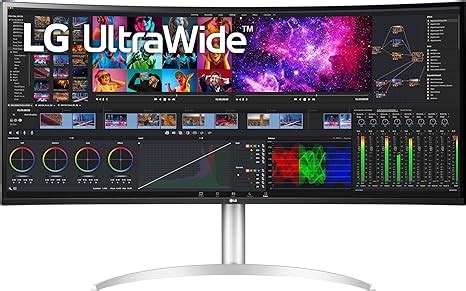 LG 40WP95C-W 40” UltraWide Curved WUHD (5120 x 2160) 5K2K Nano IPS Display, DCI-P3 98% (Typ ...