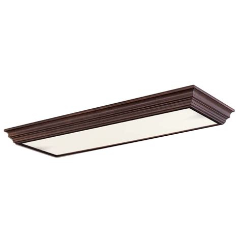 Portfolio Flush Mount Fluorescent Light ENERGY STAR (Common: 4-ft; Actual: 51.75-in) at Lowes.com