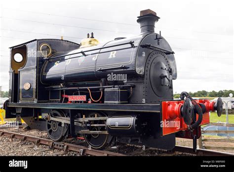 The former Somerset & Dorset Joint Railway 0-4-0 saddle tank engine 'Kilmersdon' at the 2017 ...