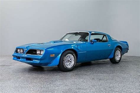 1978 Pontiac Trans Am WS6 26019 Miles Martinique Blue Coupe 400ci for ...