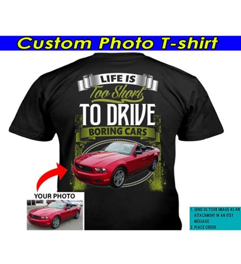 Funny Car Personalized T-shirt, Funny Gifts for Car Lovers, Cool Gifts for Car Guys on the Back ...