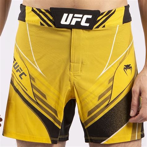 UFC x Venum Pro Line Men's Fight Shorts Yellow - FIGHTWEAR SHOP EUROPE