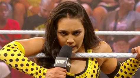 Roxanne Perez promises to go right at Blair Davenport: WWE NXT ...