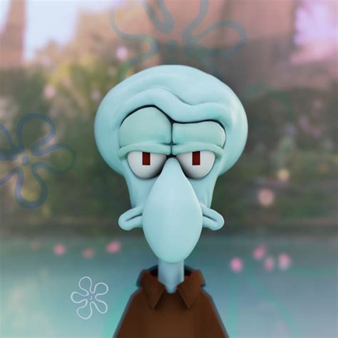 ArtStation - Squidward Sculpt