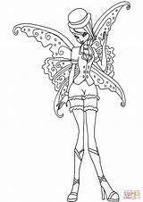Gothic Tecna coloring Page  Free Printable Coloring Pages sketch template