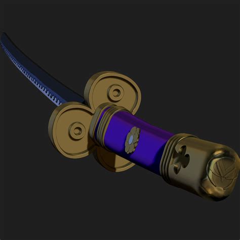 Enma roronoa zoro s sword 3D model 3D printable | CGTrader