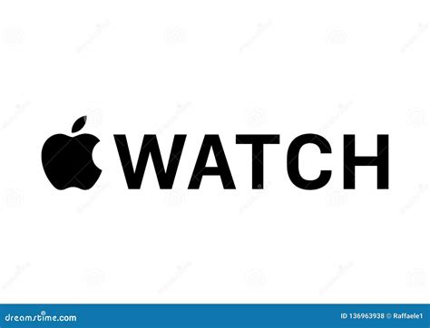 Apple Watch Logo editorial stock photo. Illustration of watch - 136963938