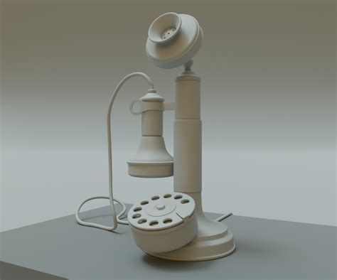 Candlestick Phone 1 – 3D Arches