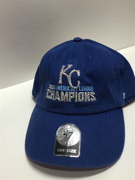 Kansas City Royals Champion Baseball Hat With Swarvoski | Etsy ...