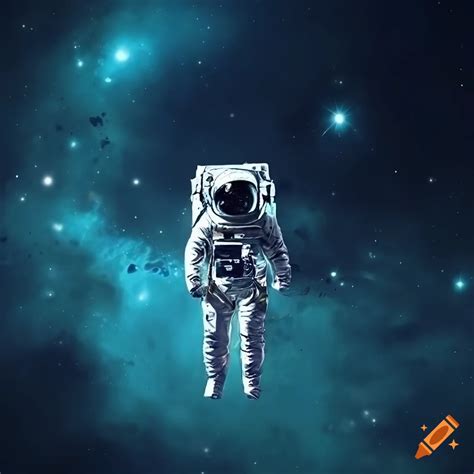 Wallpaper of an astronaut in space on Craiyon