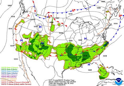 Navigating The Weather: Understanding The NOAA Surface Map - Texas Fault Lines Map - Earthquake ...