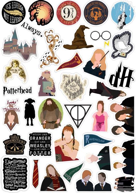 Printable Harry Potter Stickers - Printable Templates