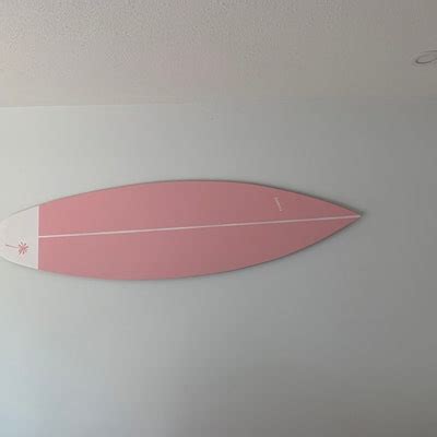 Wooden Decorative Pink Surfboard 180 Cm Vintage Wall Art - Etsy