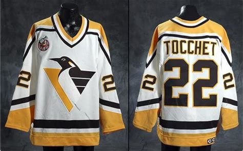 1992-93 Rick Tocchet Pittsburgh Penguins Game Worn Jersey