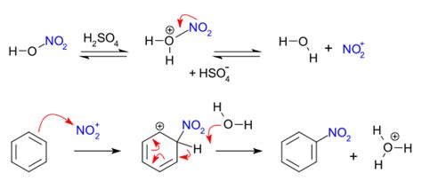 What happens when benzene is treated with nitric and sulphuric acid? - ECHEMI