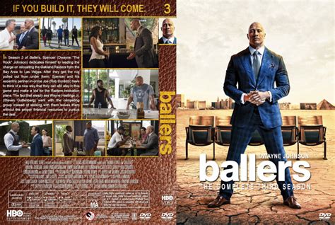 Ballers - Season 3 (2018) R1 Custom DVD Cover & Labels - DVDcover.Com