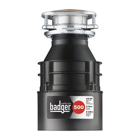 InSinkErator Badger 500 1/2 HP Continuous Feed Garbage Disposal-Badger 500 - The Home Depot