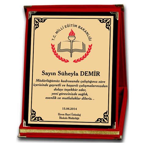 Plaket - Kadife ve Ahşap Plaket - DiGiPrint MAGIC