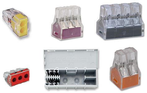 Wago Pushwire Connectors 773 Series 2 3 4 6 & 8 Pole Cable Terminal Blocks