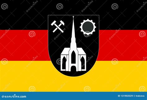 Flag of Neunkirchen, Germany Stock Illustration - Illustration of ensign, city: 131902029