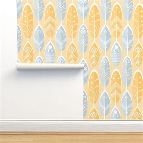 Flight of Fancy / Sun Shower Wallpaper | Spoonflower