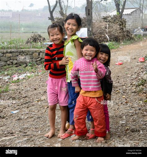 Vietnam, Ninh Binh. Young girls posing Stock Photo - Alamy