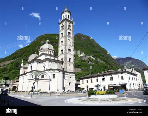 Exterior of the Basilica of the Madonna Di Tirano or Church of the Stock Photo, Royalty Free ...