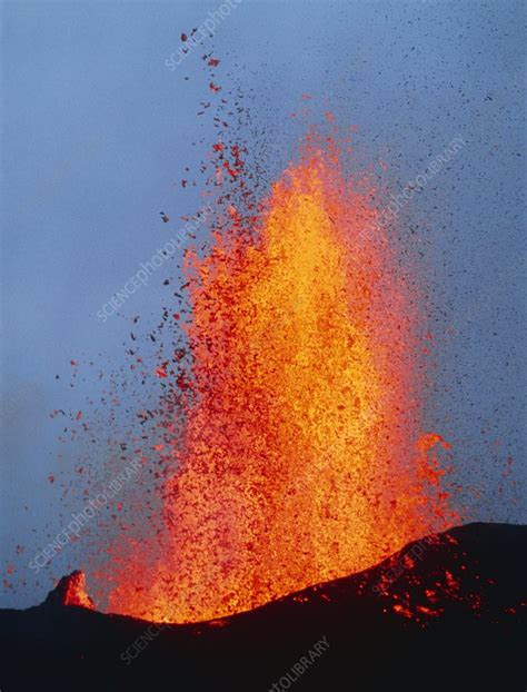 Fountain of lava - Stock Image - E380/0147 - Science Photo Library