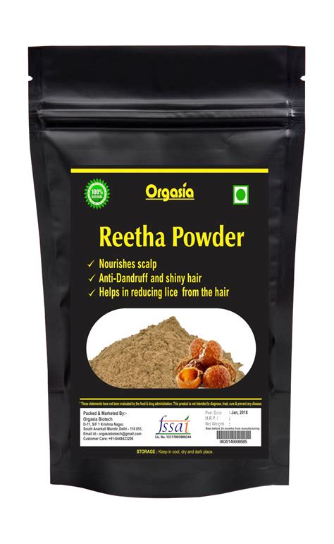 Orgasia Reetha Powder 500 Gm: Buy Orgasia Reetha Powder 500 Gm at Best ...