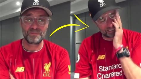 Jurgen Klopp Cries Over Winning Liverpool Premier League 🏆🏆🏆 in 2020 ...