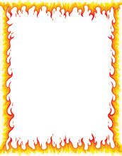 Fire Border Clip Art Free Stock Photo - Public Domain Pictures