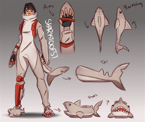 [Skin Concept] Shark Onesie (Female) : r/FortNiteBR