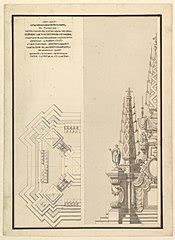 File:Design for Half Elevation and Half Ground Plan of a Catafalque for Countess Palatine of the ...