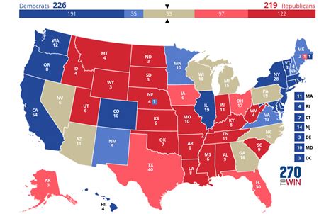 2024 Presidential Election Polls Map - Timi Adelind