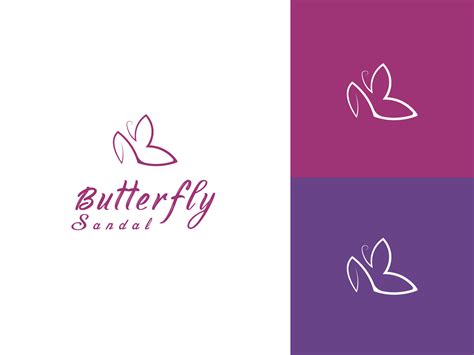 Butterfly Sandal logo by Abdul Manan on Dribbble