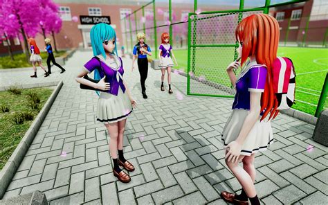 Anime School Girl Sim: High School Life Simulator:Amazon.in:Appstore ...