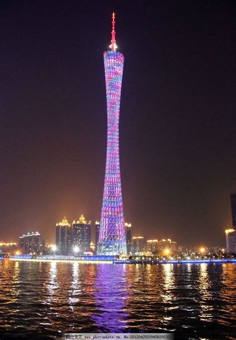 广州塔夜景图片_建筑设计_环境设计_图行天下图库