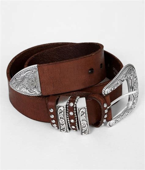 Nocona Embossed Leather Belt - Women's Belts in Brown | Buckle