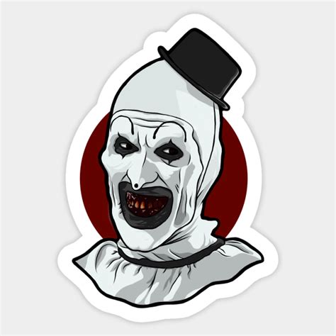 Art the Clown - Terrifier - Sticker | TeePublic