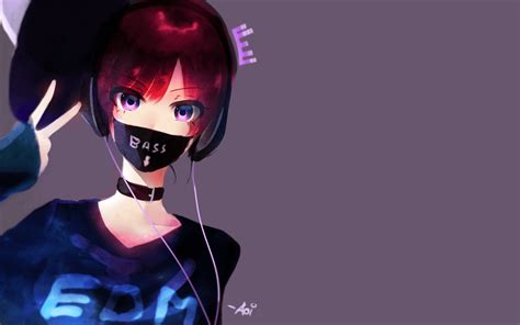 Anime Girl Headphone Wallpapers - Wallpaper Cave