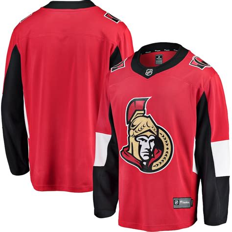 Fanatics Branded Ottawa Senators Red Breakaway Home Jersey