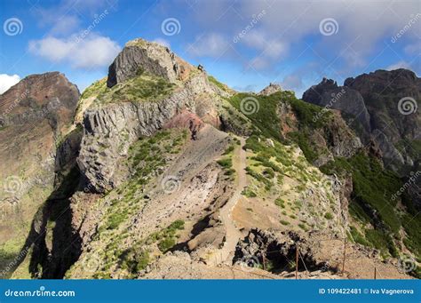 Pico Do Arieiro Hiking Trail, Amazing Magic Landscape with Incredible Views, Rocks and Mist ...