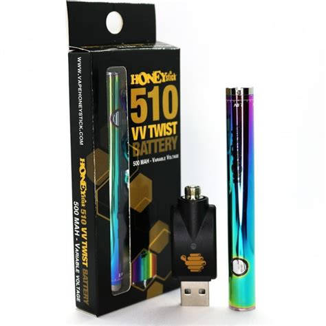 HoneyStick Twist 510 Vape Pen Battery - 5 Colors - HoneyStick - Shop ...