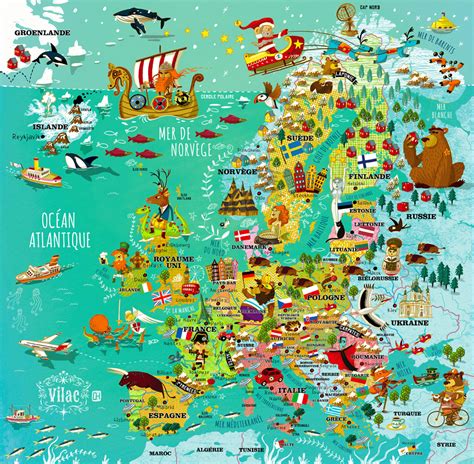 Carte de l'Europe on Behance