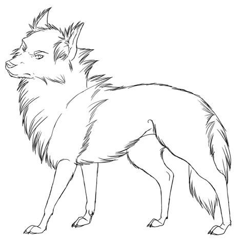 Anime Wolf Coloring Pages - GetColoringPages.com