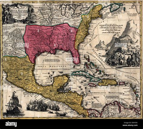 Maps of the Kingdom of New Spain or Mexico, Florida, New England ...