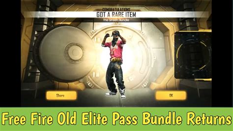 Free Fire Old Elite Pass Bundle Returns: Hip Hop, Sakura, And More ...